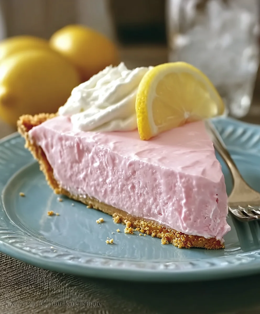 Perfect Pink Lemonade Pie Recipe- Refreshingly Sweet