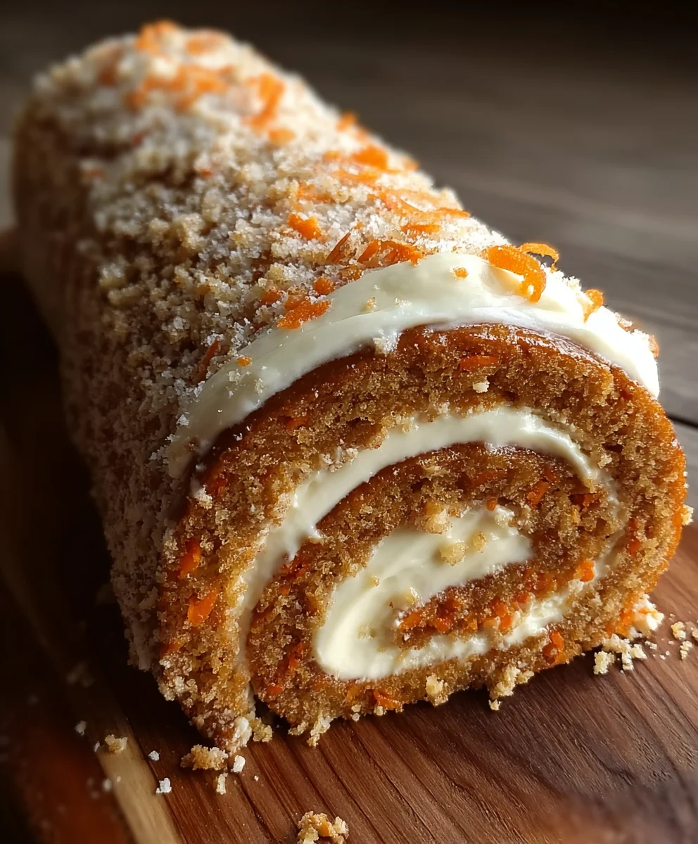 Easy Carrot Cake Roll - Delicious Dessert Delight