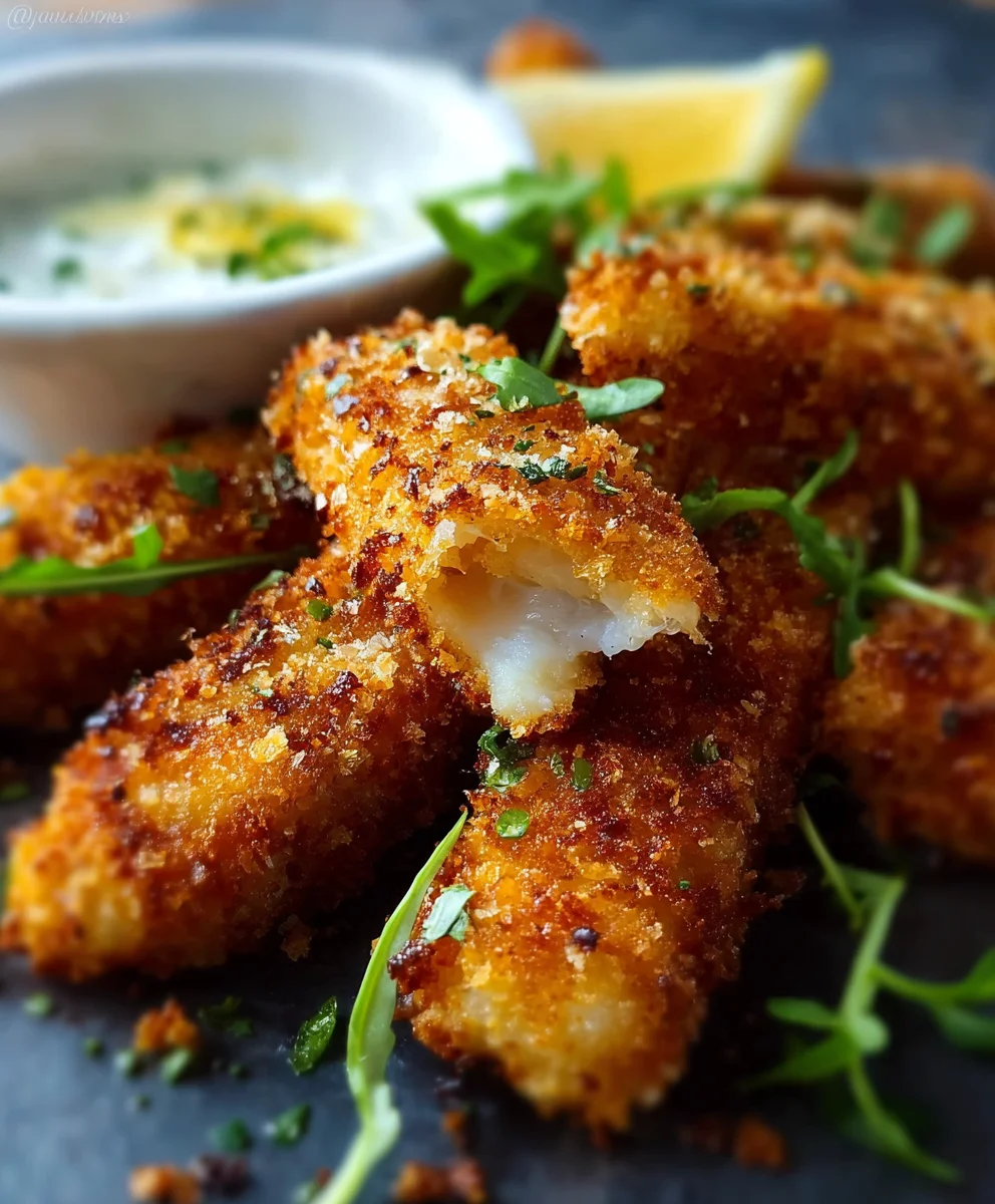Crispy Baked Fish Fingers Recipe - Easy & Delicious
