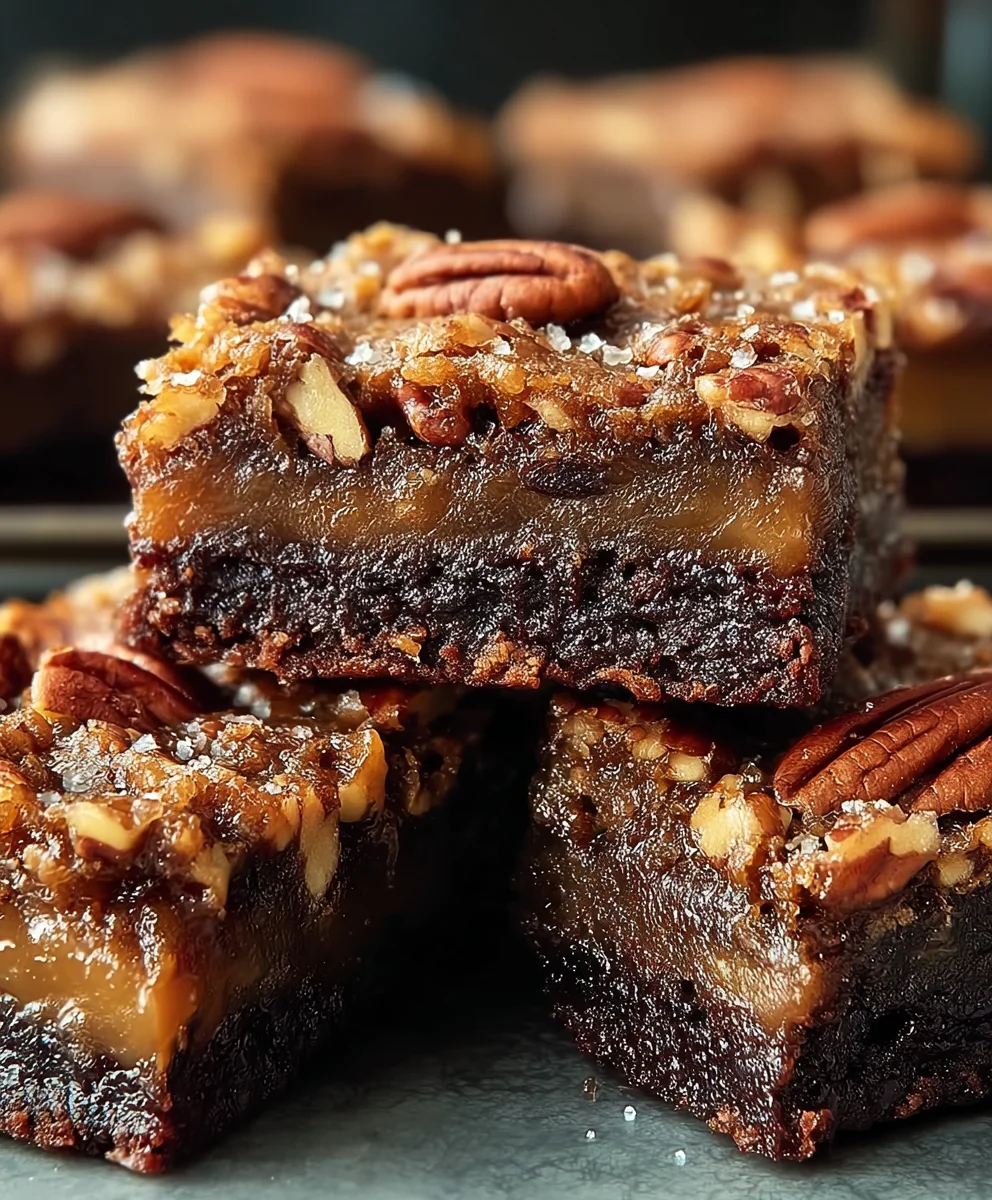 Decadent Pecan Pie Brownies-Fudgy & Nutty Bliss