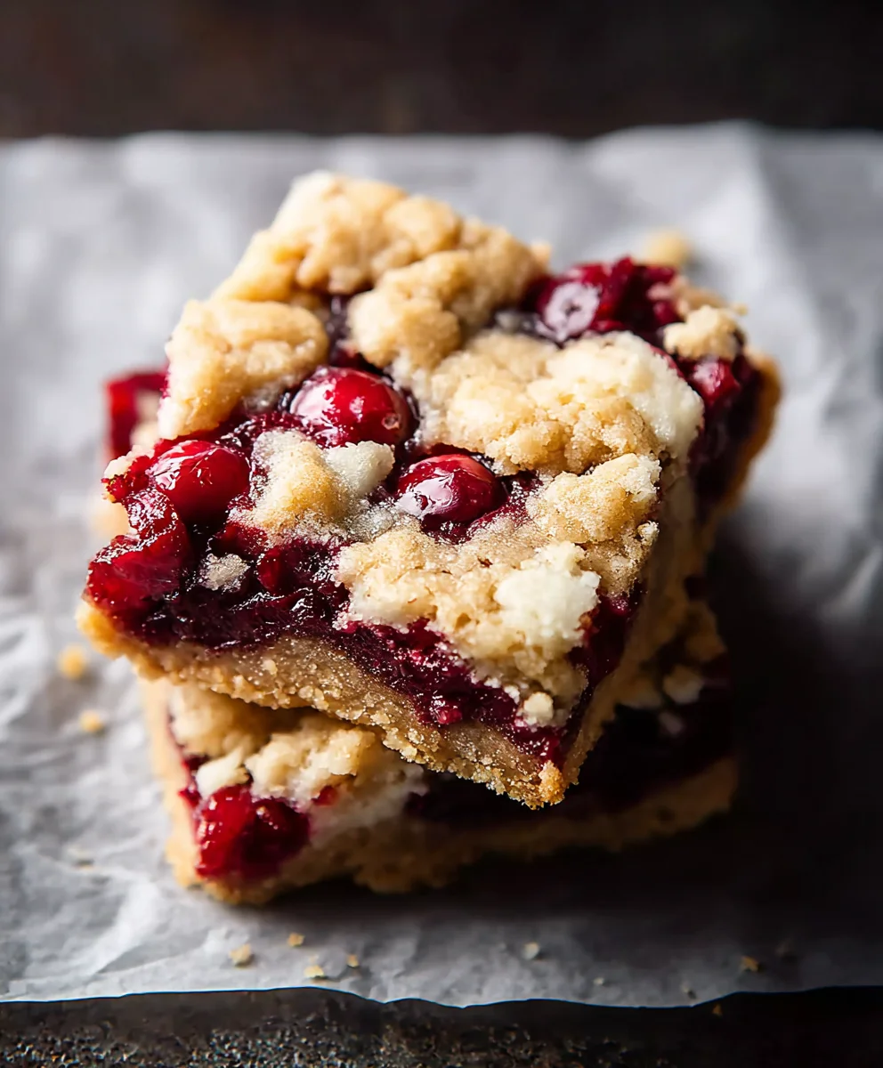 Cranberry Crum extractble Bars Easy Delicious Recipe