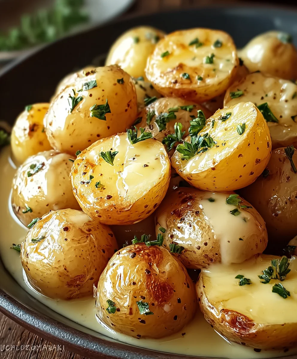 Creamy Baby Potatoes - Simple & Delicious Side Dish