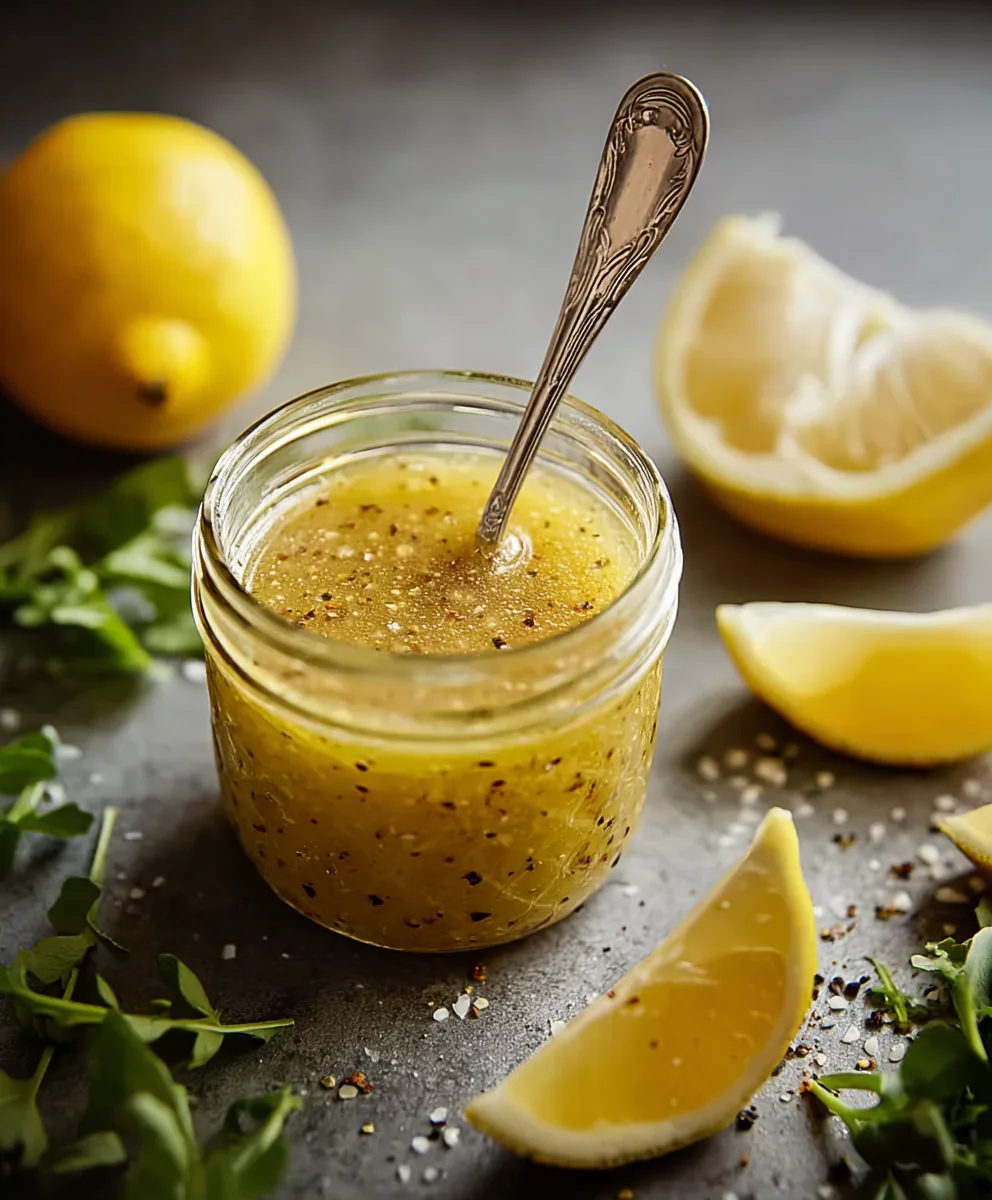 Honey Lemon Vinaigrette- Easy Zesty Dressing Recipe