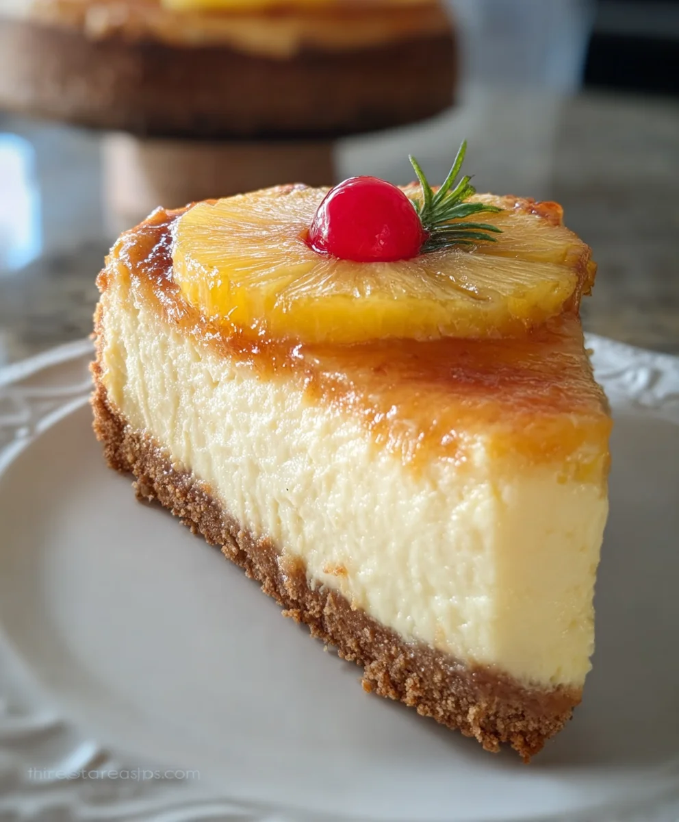 Pineapple Cheesecake- Delicious Tropical Dessert