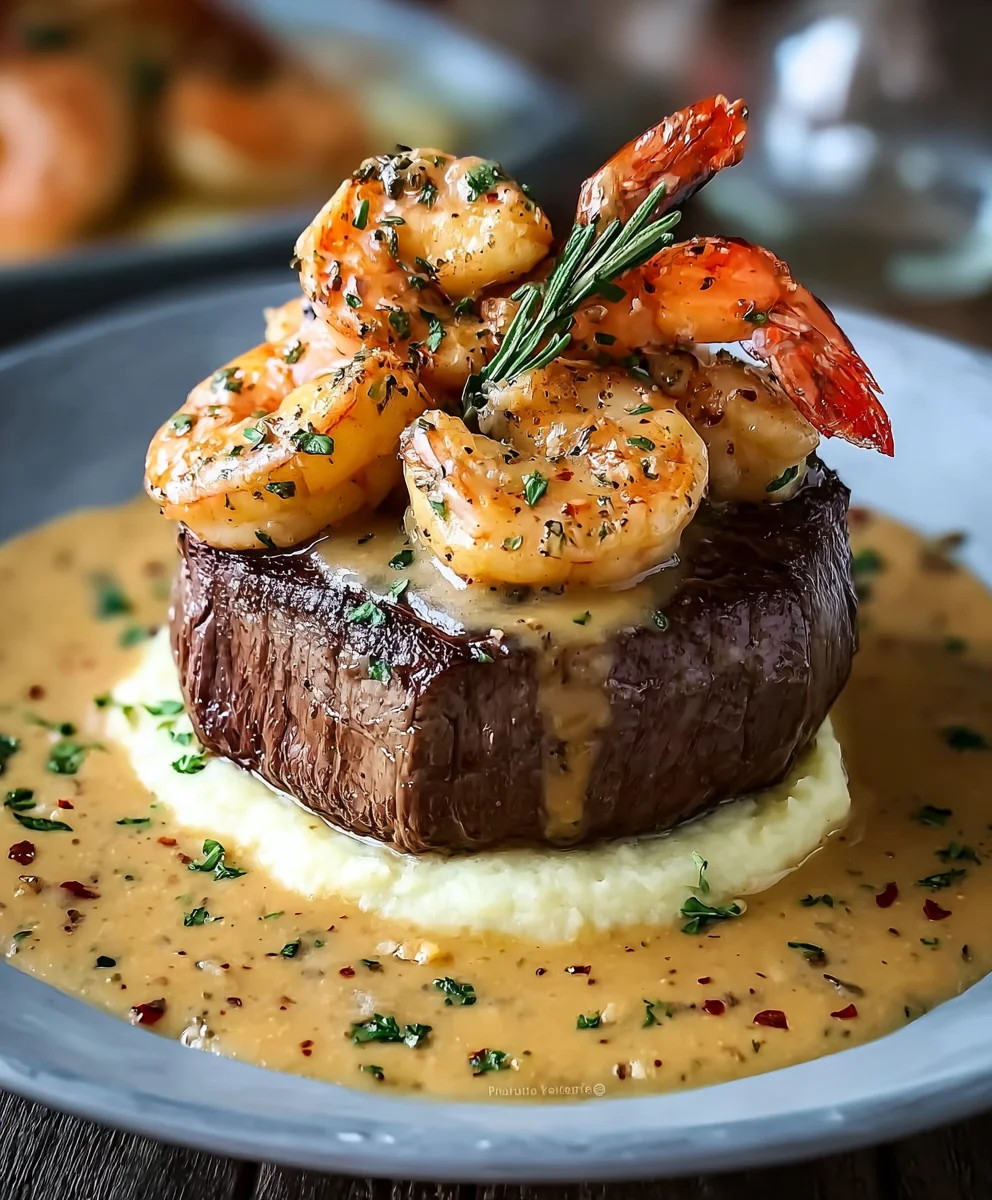 Filet Mignon with Decadent Seafood-Inspired Sauce