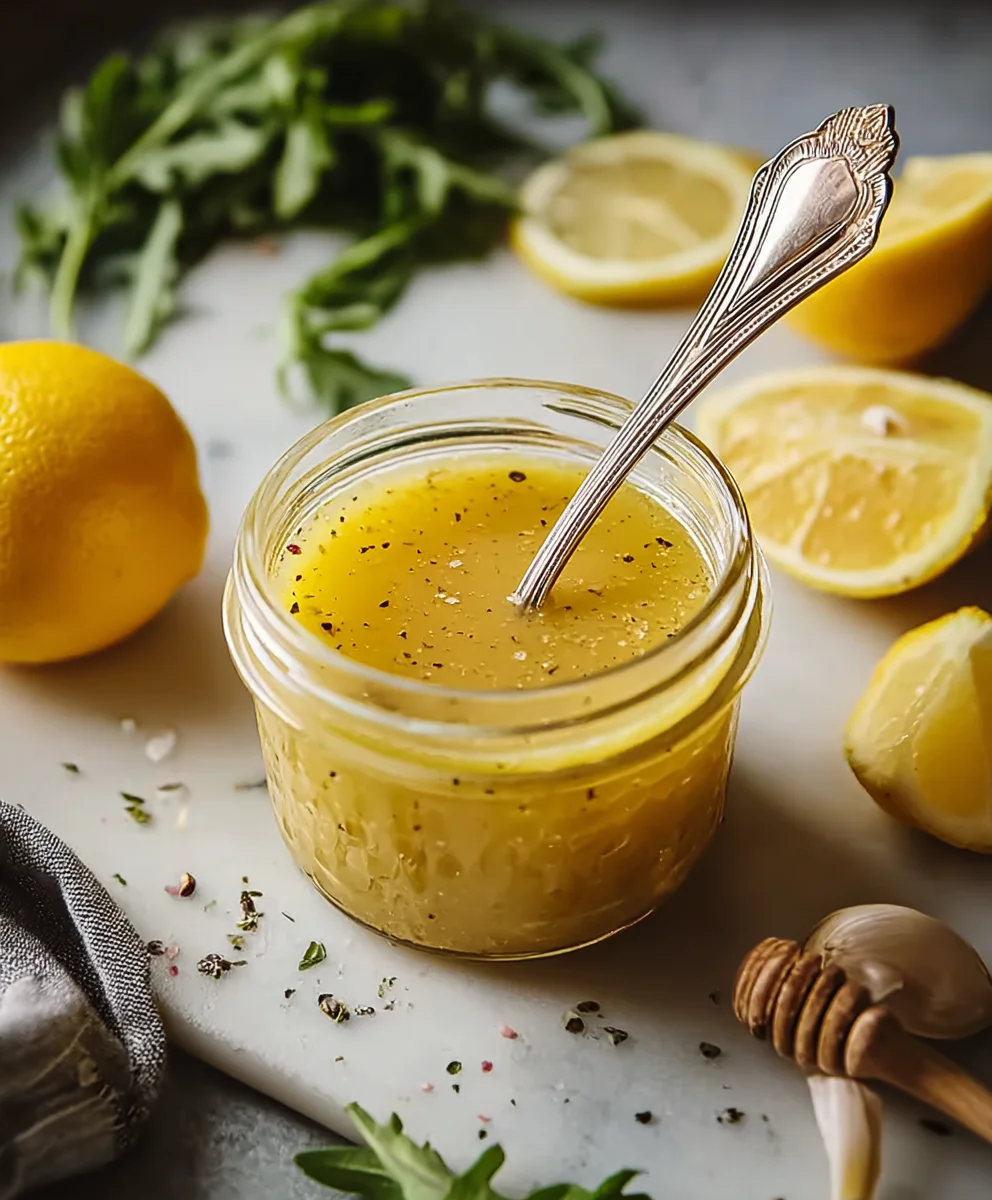 Easy Honey Lemon Vinaigrette Recipe - Zesty Dressing