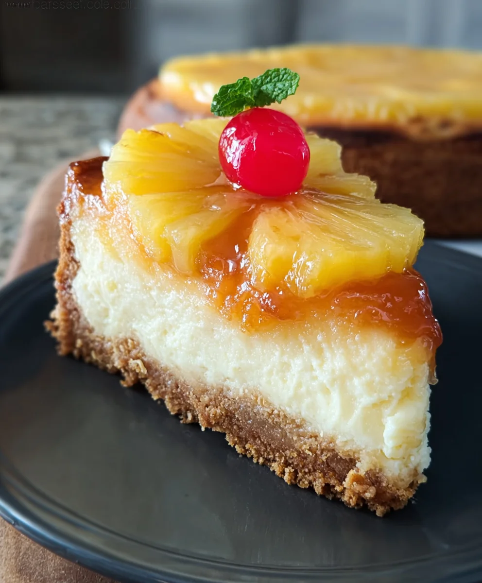 Easy Pineapple Cheesecake-Tropical Bliss Dessert