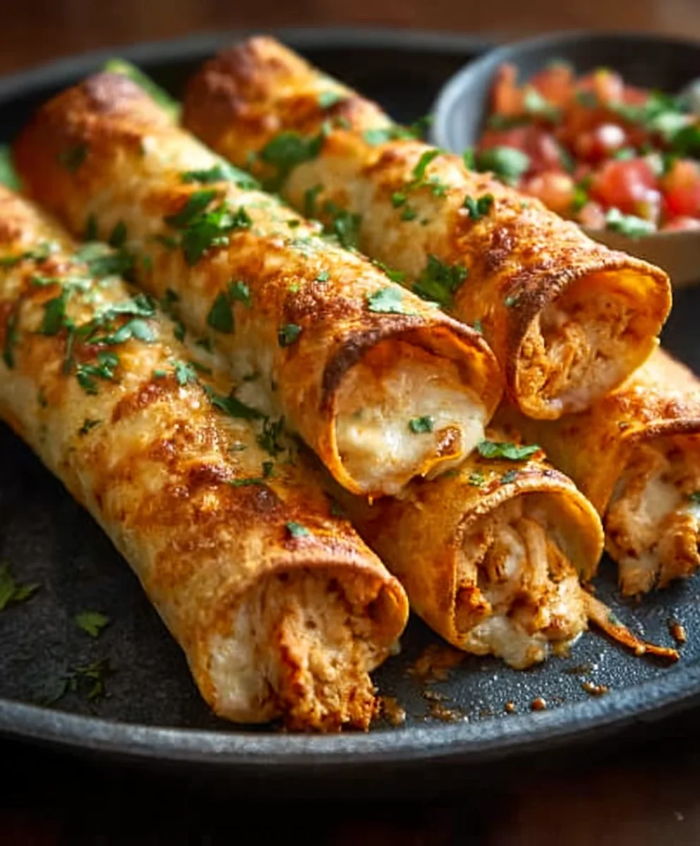 Crispy Chicken Taquitos Easy Delicious Recipe
