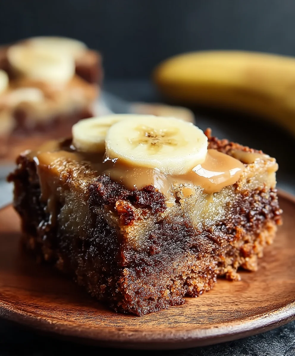 Homemade Banana Bread Brownies