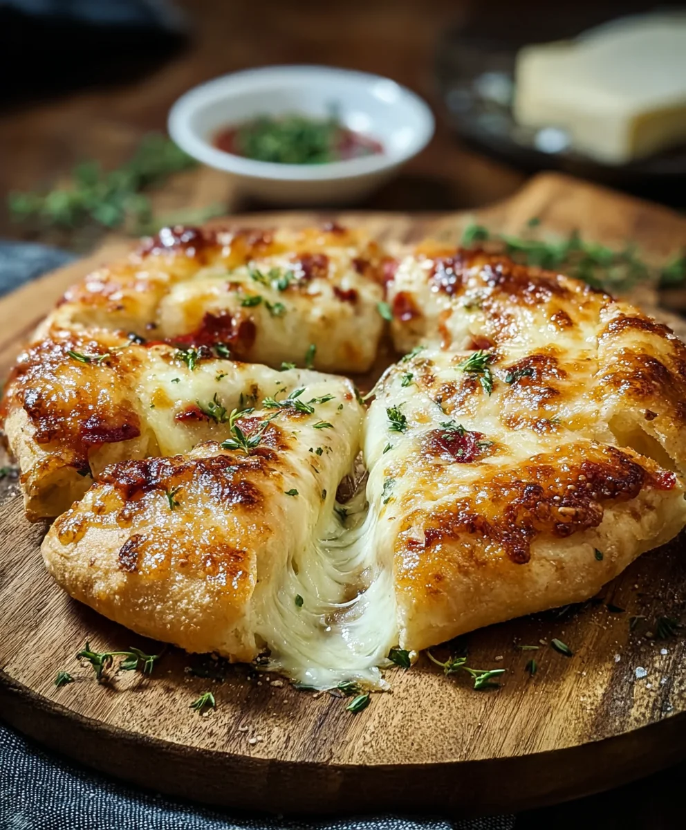 Stuffed Brie Cheese Pizza