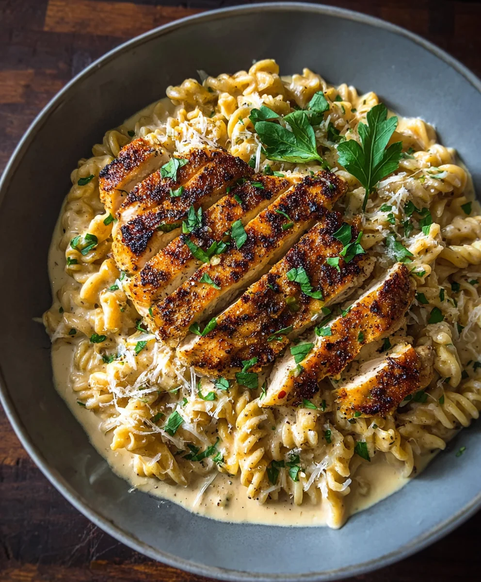 Creamy Chicken Garlic Parmesan Pasta Perfection