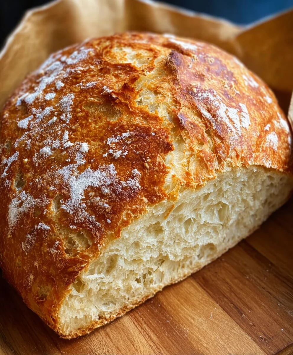 Easy No-Knead Bread Recipe - Delicious & Quick