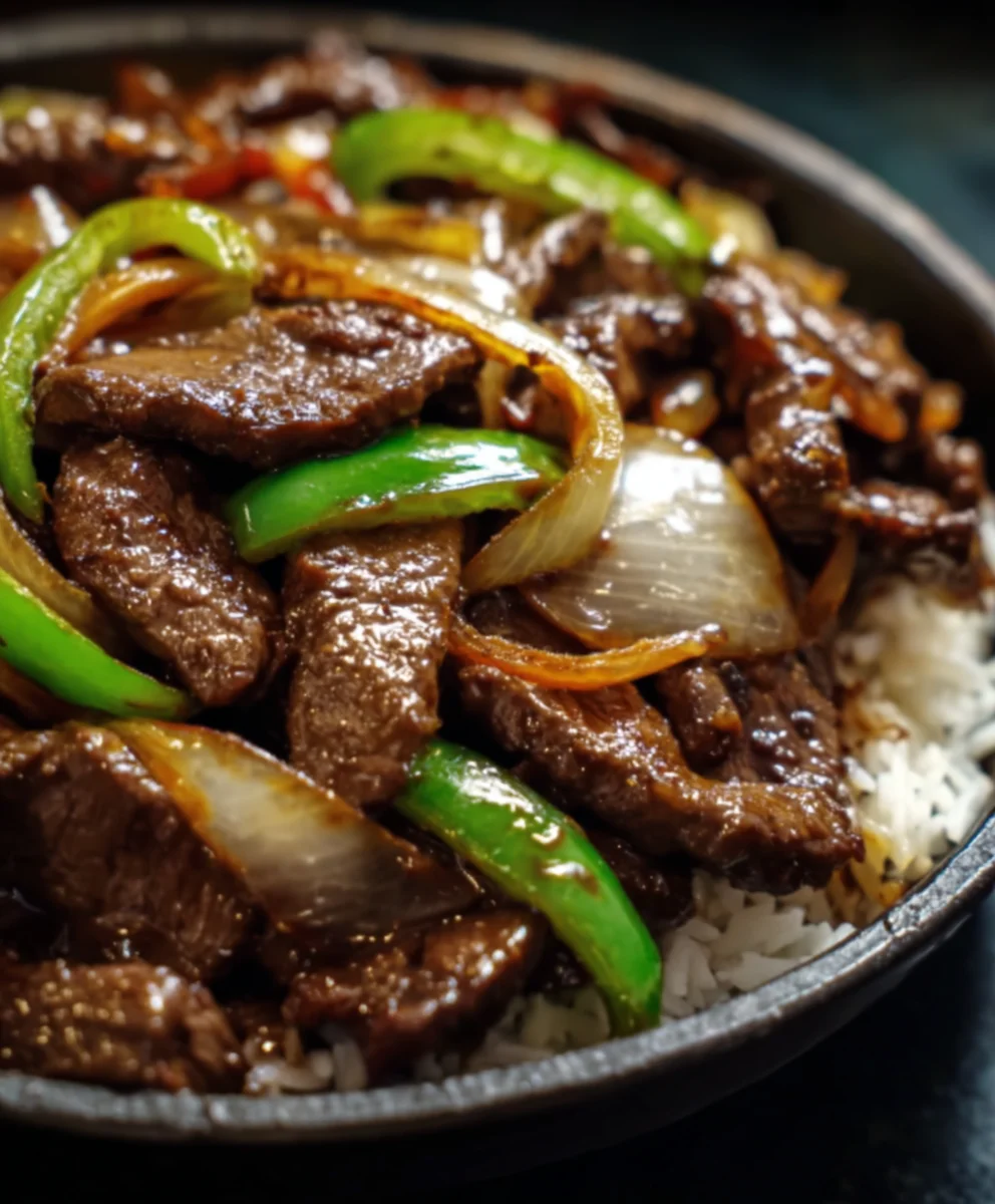 Chinese Pepper Steak Recipe - Quick Beef & Onion Stir-fry