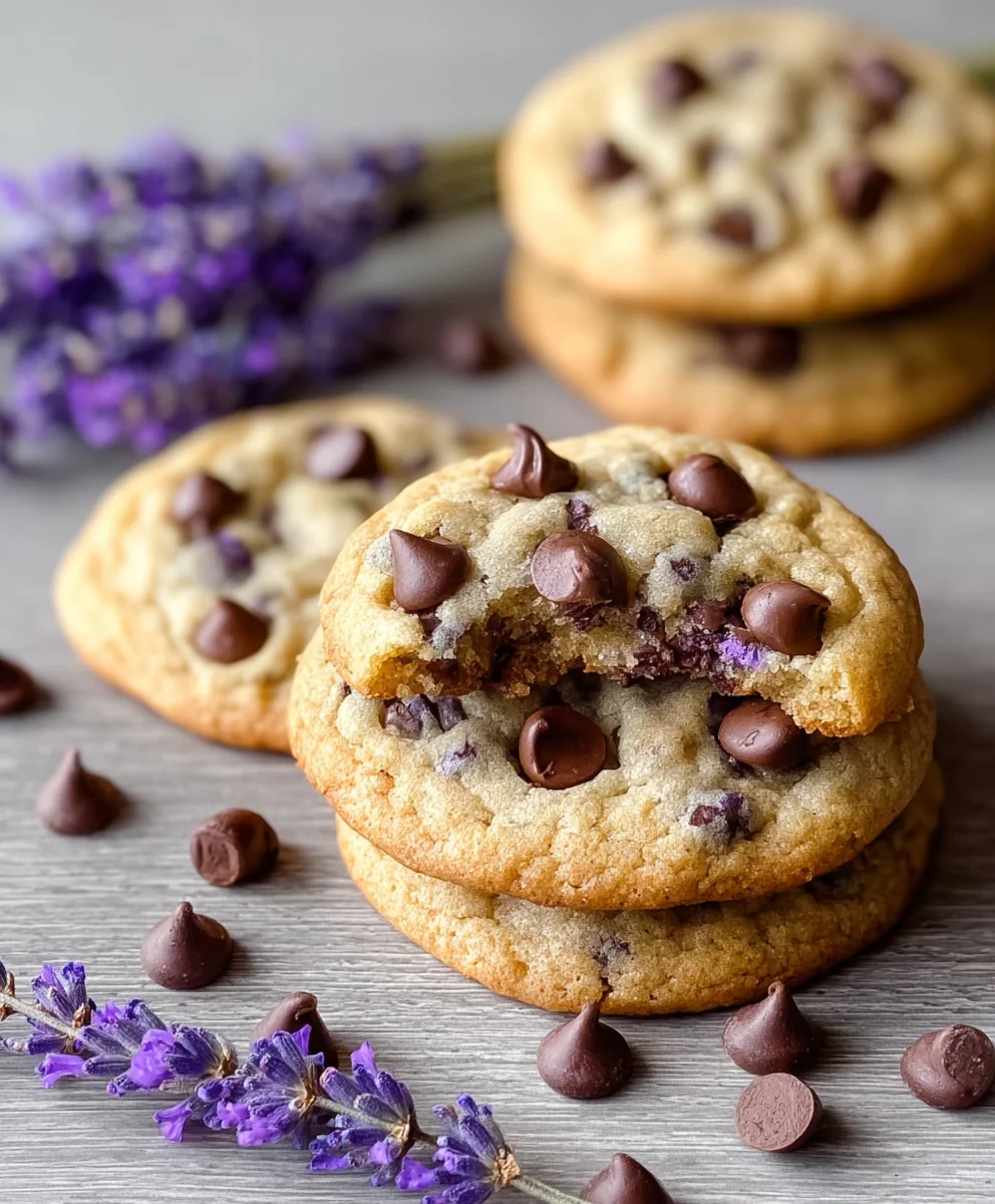 Lavender Chocolate Chip Cookies-Aromatic Delight