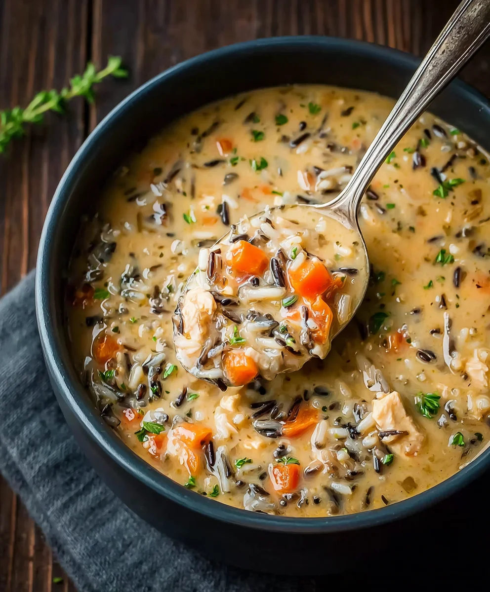 Hearty Turkey Wild Rice Soup-Comfort Food Classic