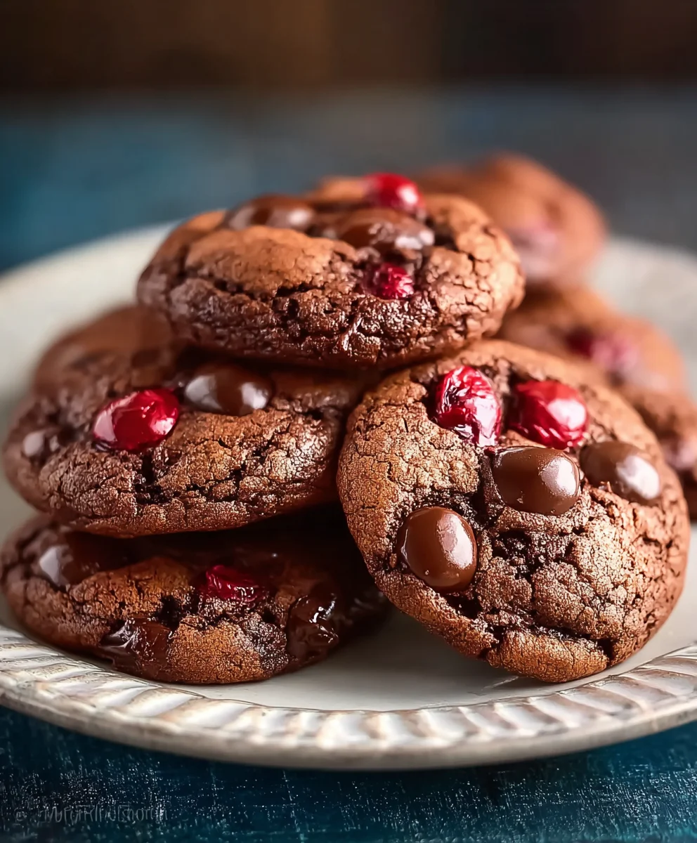 Cherry Chocolate Cookie Bliss