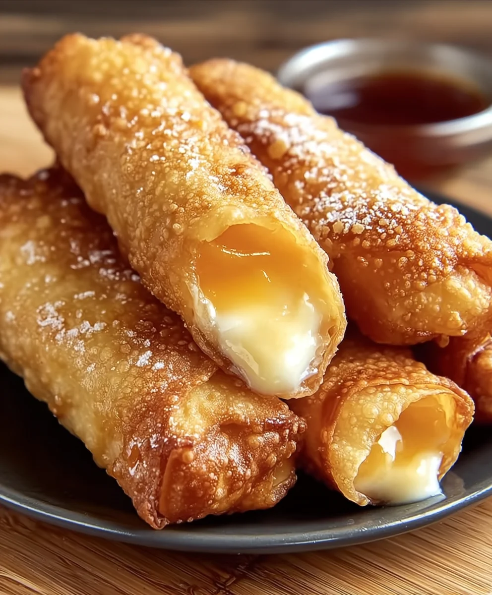 Cheesecake Egg Rolls-Sweet Dessert Twist
