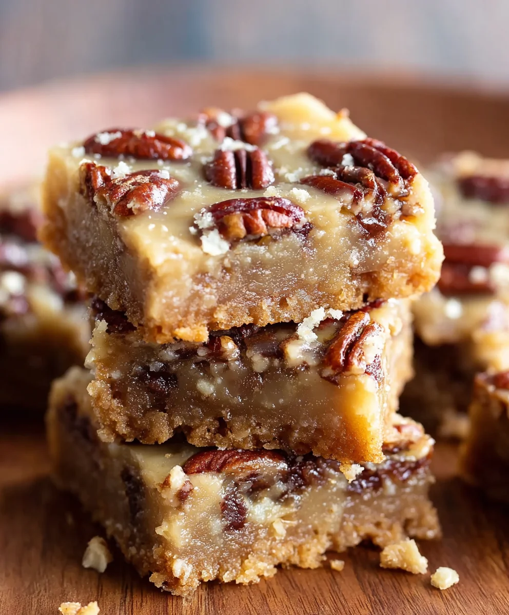 Carolina Pecan Bars - Deliciously Sweet & Nutty Treat