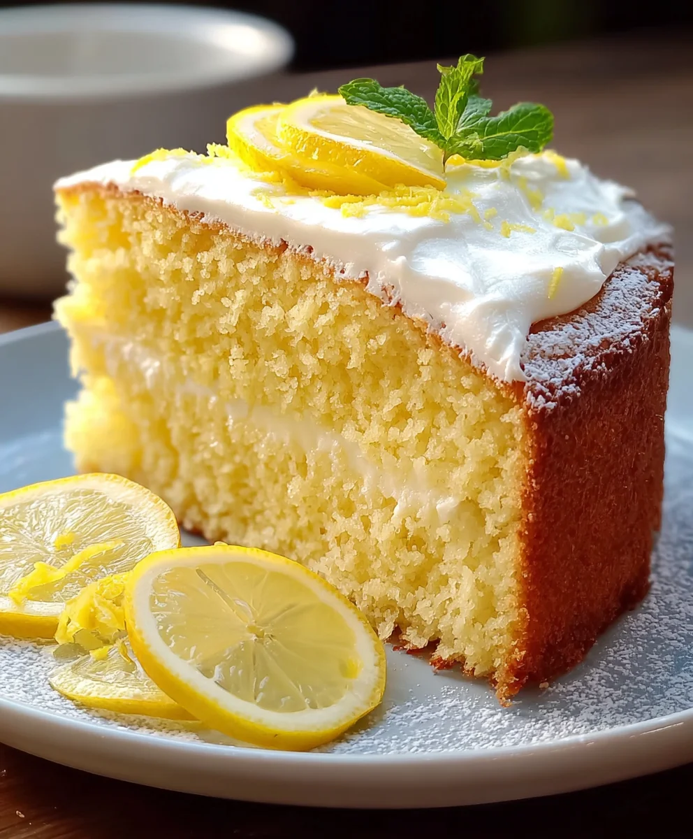 Lemon Heaven Cake-Ultimate Zesty Dessert Recipe