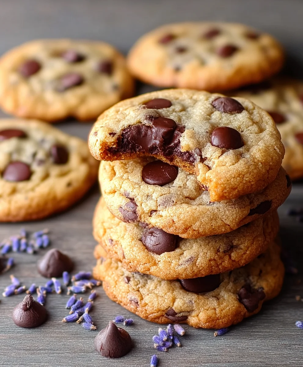 Lavender Chocolate Chip Cookies-Aromatic Delight