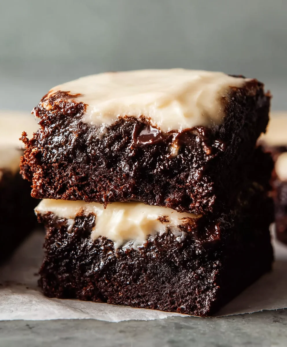 Decadent Brownies with Cream Cheese Frosting Recipe