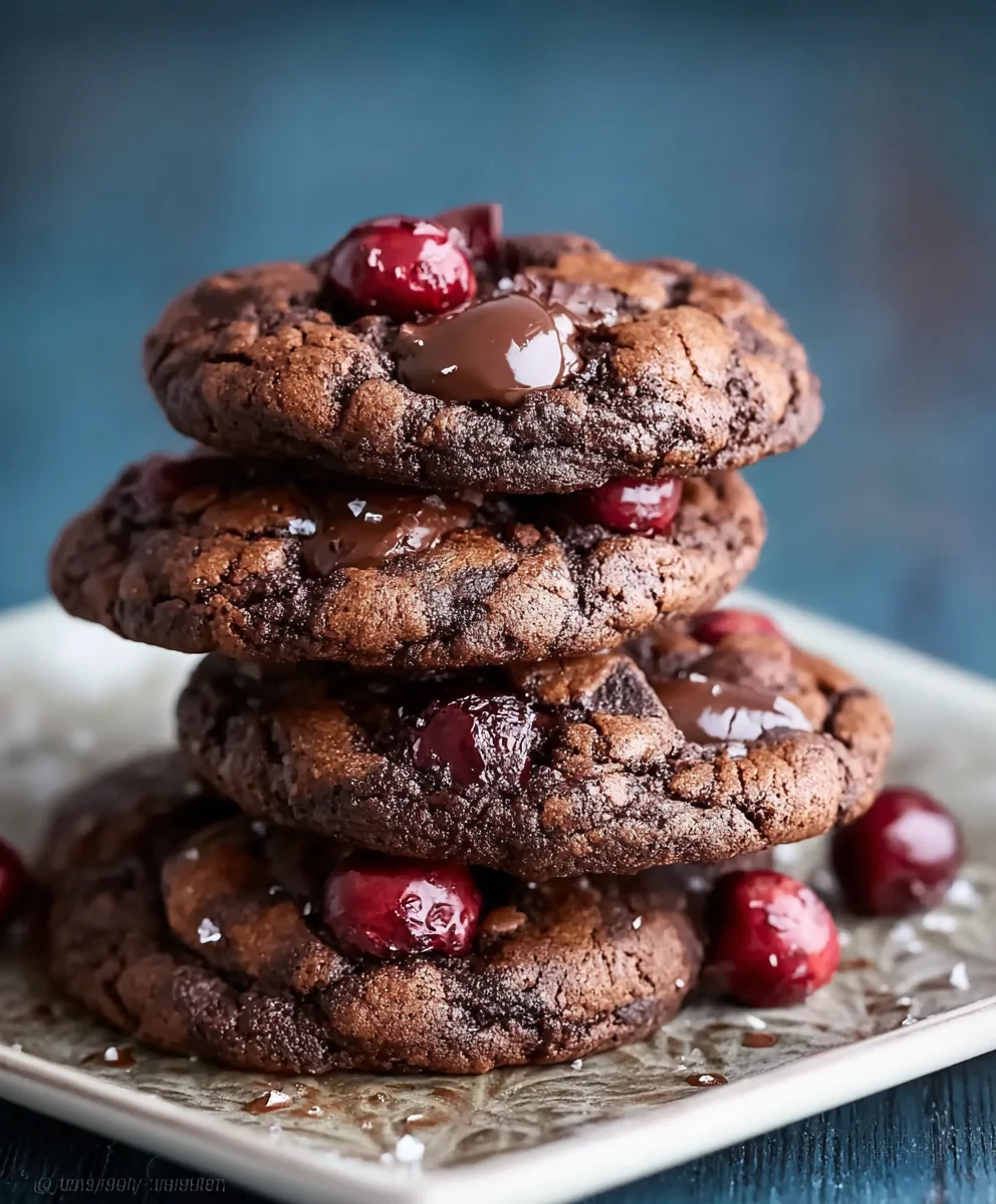 Cherry Chocolate Cookie Bliss - Delicious Recipe