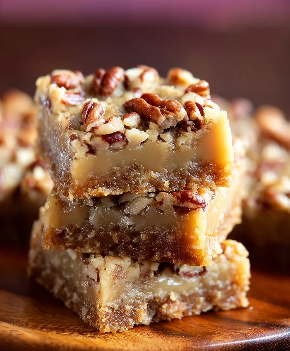 Carolina Pecan Bars - Deliciously Sweet & Nutty Treat