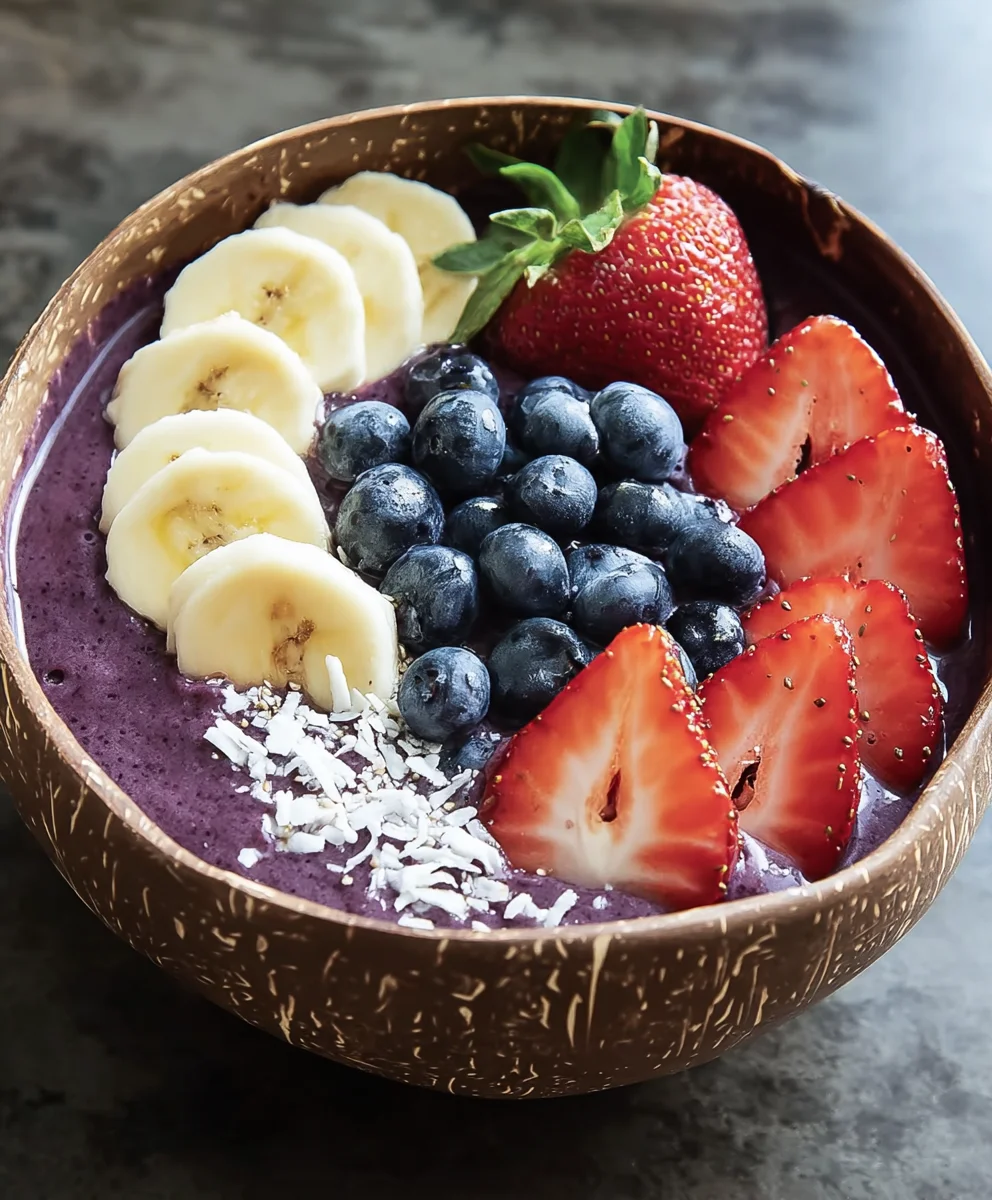 Easy Fresh Acai Breakfast Bowl Recipe