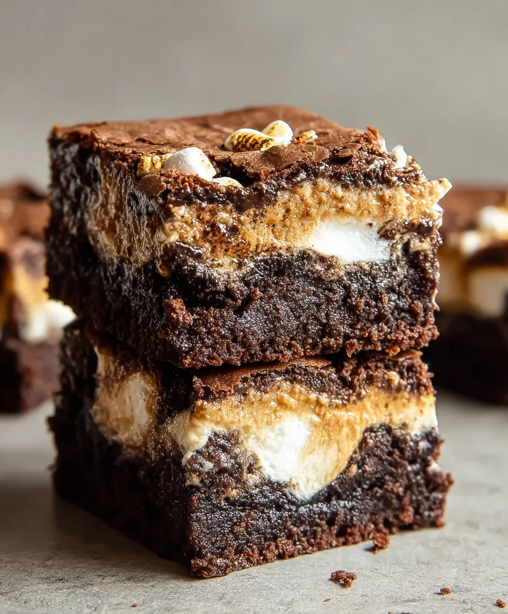 Decadent S'mores Brownies - Easy Chocolate Marshmallow Treat
