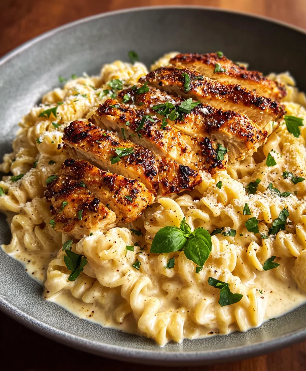 Creamy Chicken Garlic Parmesan Pasta Perfection