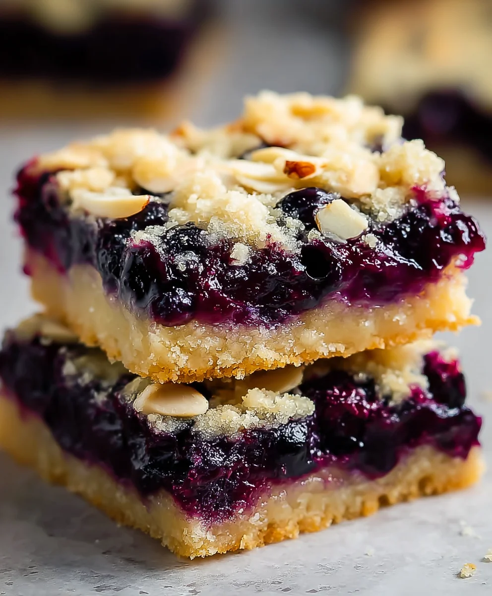 Blueberry Pie Cookie Bars-Easy Sweet Treat