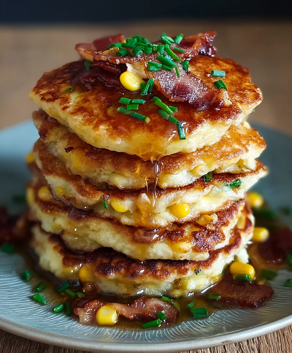 Beef Beef Bacon Corn Griddle Cakes - Savory & Delicious