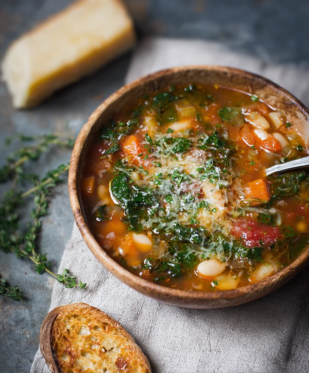 Hearty Winter Minestrone Soup - Easy Beef Recipe
