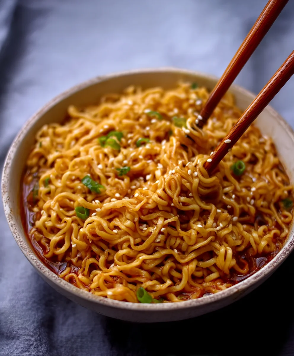 Easy Saucy Beef Ramen Noodles Recipe