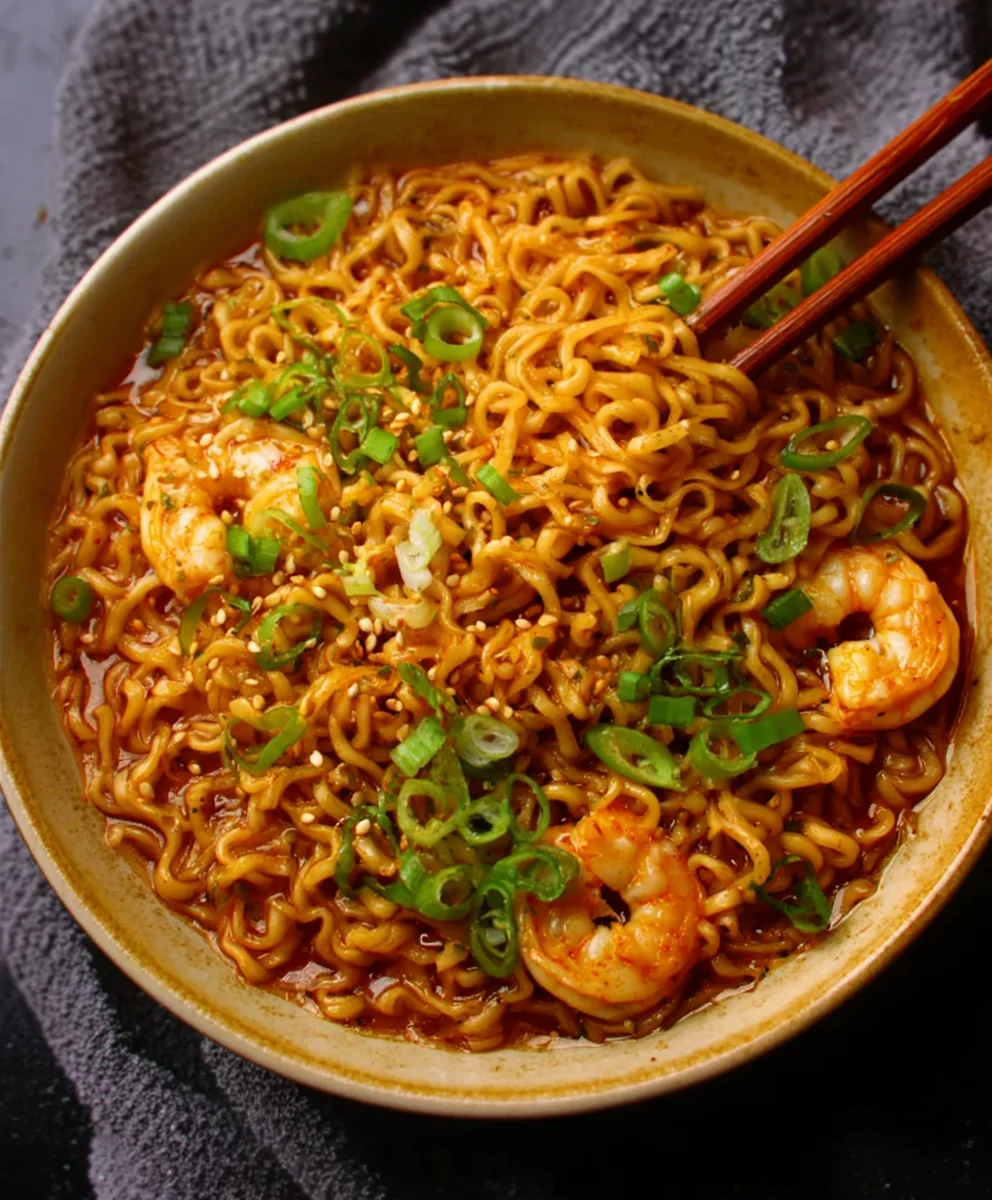 Easy Saucy Beef Ramen Noodles Recipe