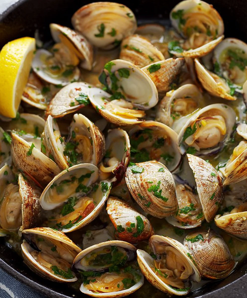 Garlic Butter Beef Sauteed Clams Recipe