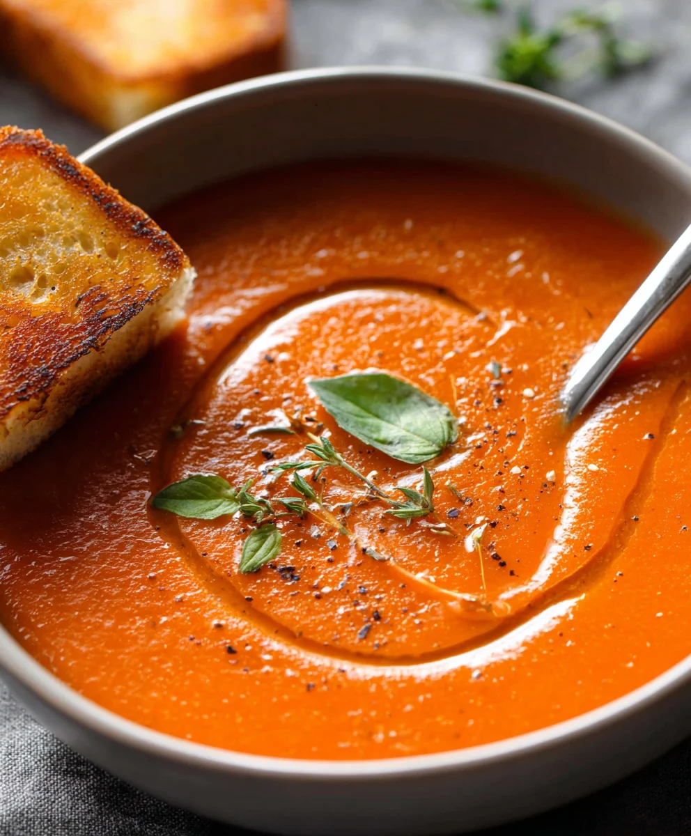 Best Homemade Tomato Soup- Easy Delicious Recipe