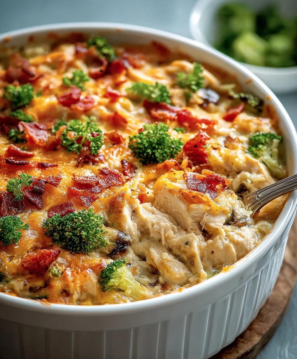 Easy Low-Carb Chicken Casserole Recipe