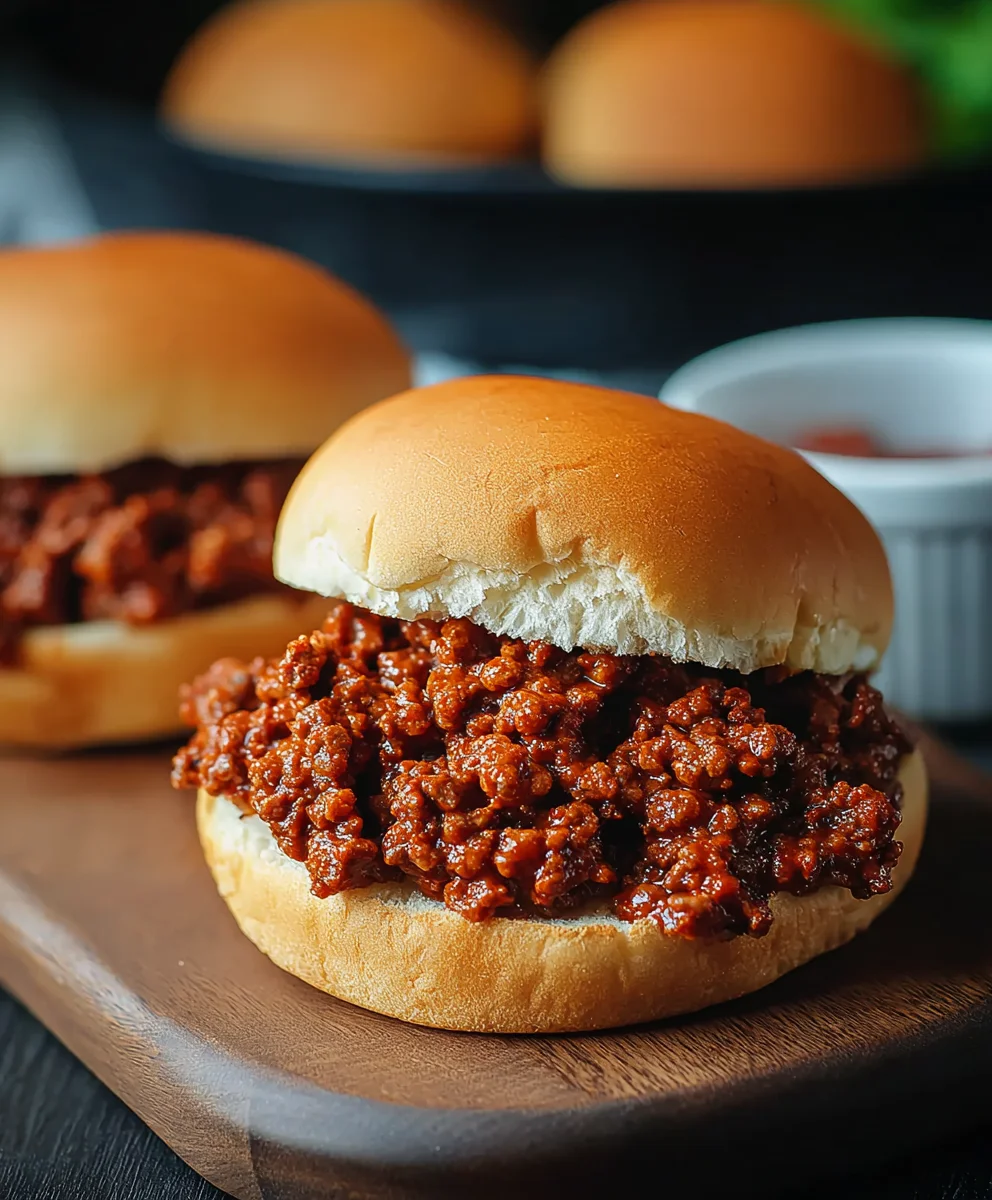 Easy Homemade Sloppy Joe Sandwiches - Quick Beef Recipe