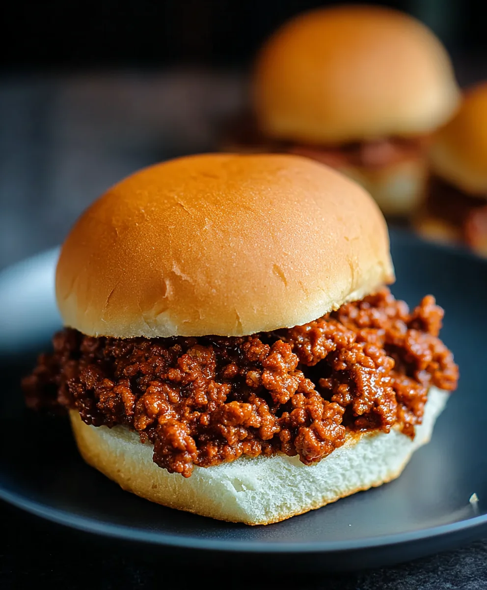Easy Homemade Sloppy Joe Sandwiches - Quick Beef Recipe