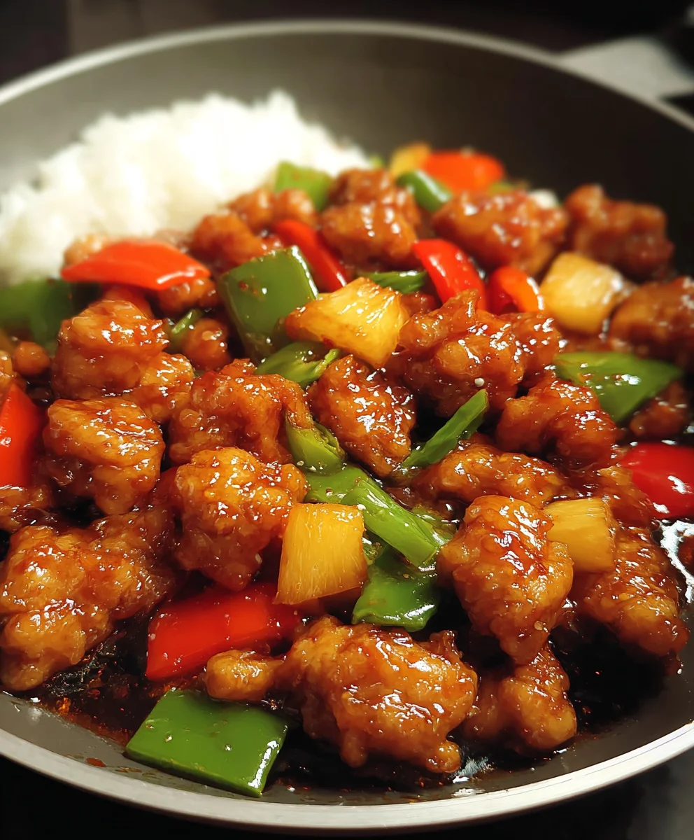 Easy Sweet and Sour Chicken Recipe- Deliciously Tangy