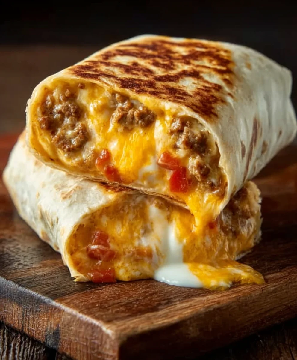 Ultimate Grilled Cheese Burrito - Easy Cheesy Recipe