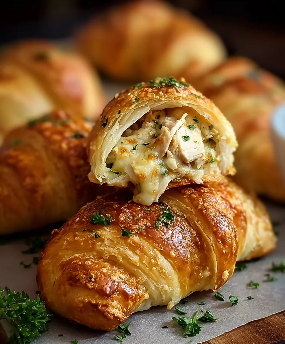 Easy Chicken Stuffed Crescent Rolls Recipe