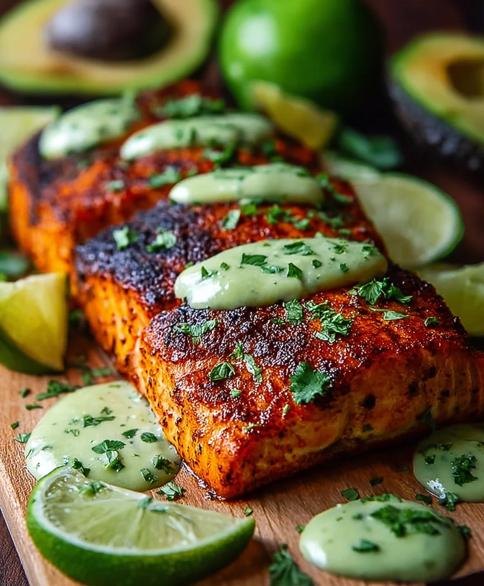 Cajun Salmon Avocado Lime