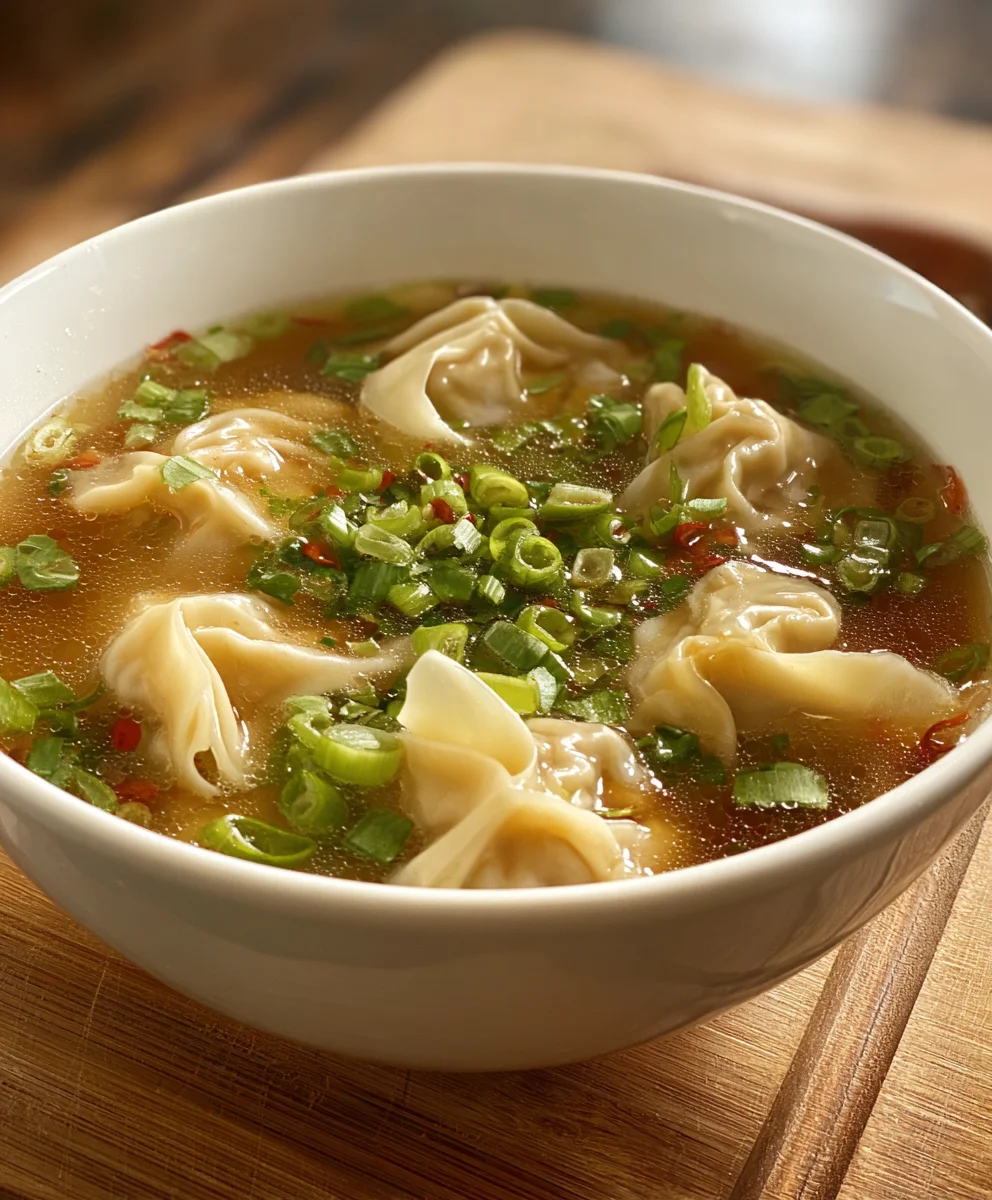 Easy Beef Wonton Soup - Flavorful & Quick Recipe