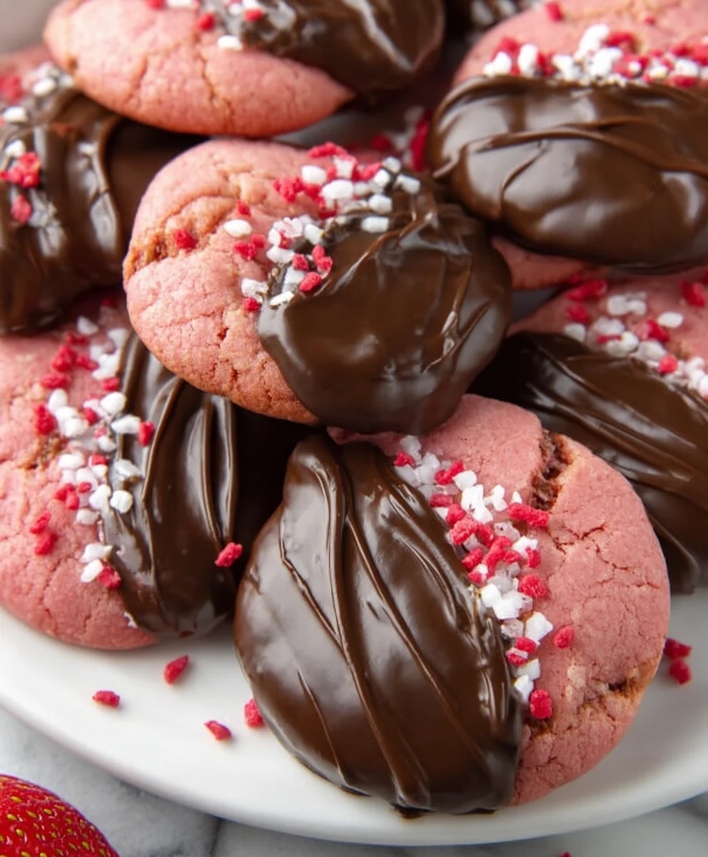 Chocolate Strawberry Cookies - Decadent & Easy Recipe