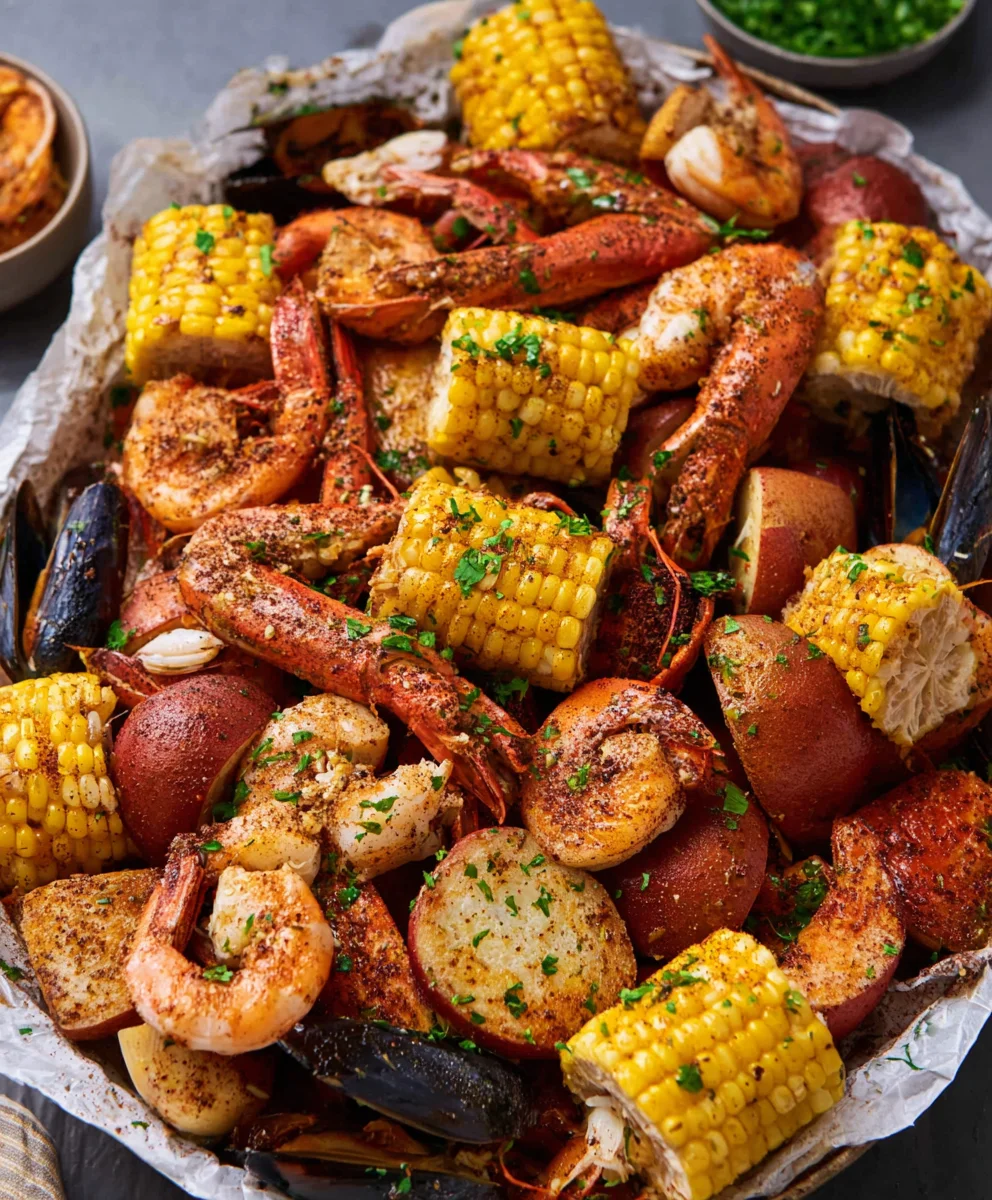 Spicy Cajun Seafood Boil Recipe-Garlic Butter Lovers