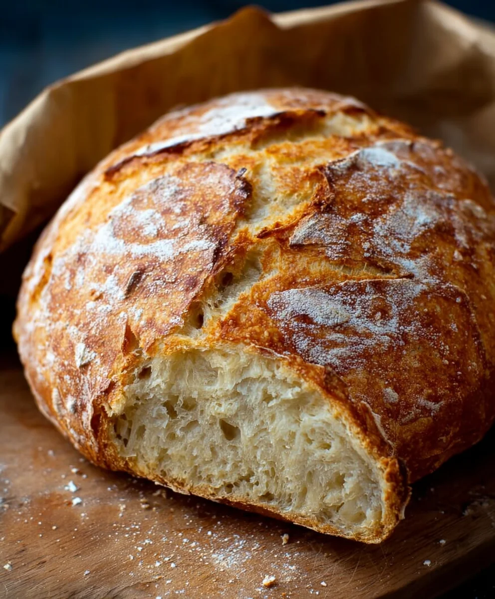 Easy No-Knead Bread Recipe - Delicious & Quick