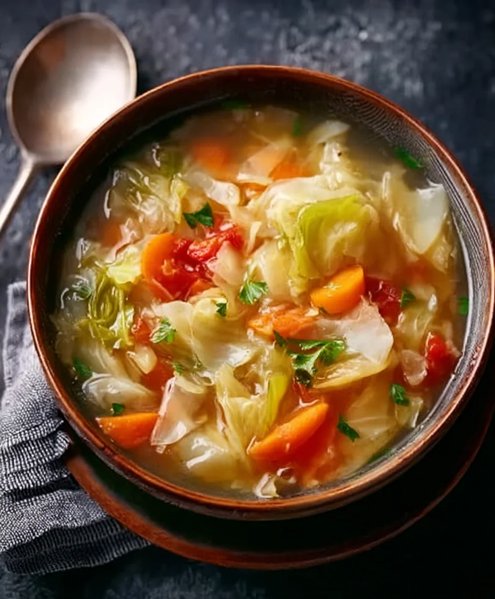 Cabbage Soup - Fast Fat Burning Recipe