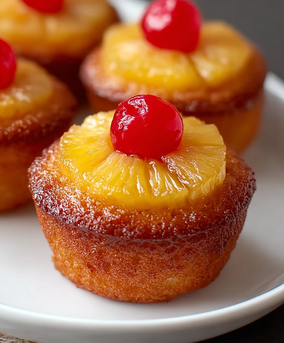 Easy Pineapple Upside Down Cupcakes Recipe